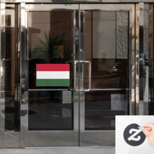 Ungarn-Flagge benutzerdefiniert geschnitten Fensteraufkleber