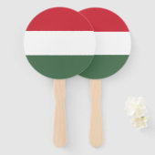 Ungarn-Flagge Fächer (Vorne und Hinten)