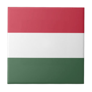 Ungarn-Flagge Fliese