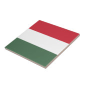 Ungarn-Flagge Fliese (Seite)