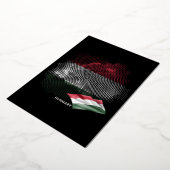Ungarn-Flagge Folieneinladung (Gedreht)