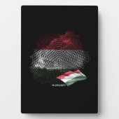 Ungarn-Flagge Fotoplatte (Vorderseite)