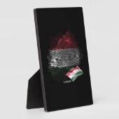 Ungarn-Flagge Fotoplatte (Seite)