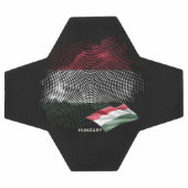 Ungarn-Flagge Fußball (Flach)