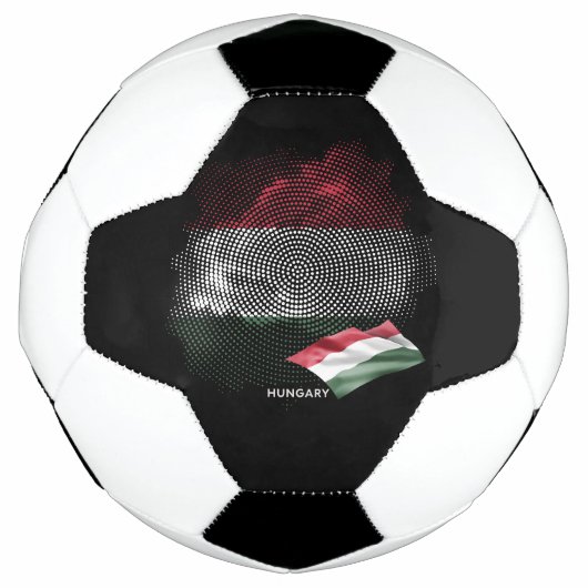 Ungarn-Flagge Fußball (Vorderseite)