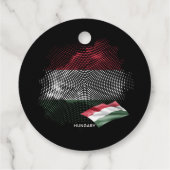 Ungarn-Flagge Geschenkanhänger (Rückseite)