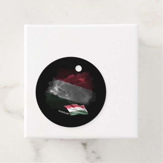 Ungarn-Flagge Geschenkanhänger (Beispiel)