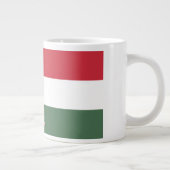 Ungarn-Flagge individuell Jumbo-Tasse (Rechts)