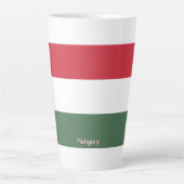 Ungarn-Flagge individuell  Milchtasse (Vorderseite)