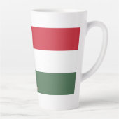 Ungarn-Flagge individuell  Milchtasse (Rechts)