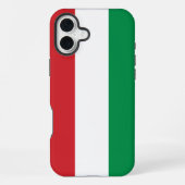Ungarn-Flagge iPhone Hülle (Rückseite)