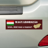 Ungarn-Flagge + Karten-Autoaufkleber Autoaufkleber (Auf Auto)