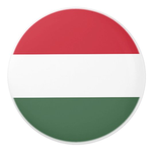 Ungarn-Flagge Keramikknauf (Vorderseite)