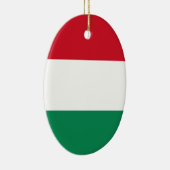 Ungarn-Flagge Keramikornament (Rechts)
