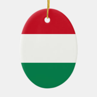 Ungarn-Flagge Keramikornament