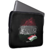 Ungarn-Flagge Laptopschutzhülle (Vorne Rechts)