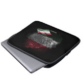 Ungarn-Flagge Laptopschutzhülle (Vorne Knopf)