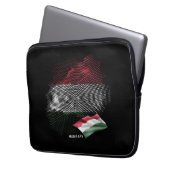 Ungarn-Flagge Laptopschutzhülle (Vorderseite Links)