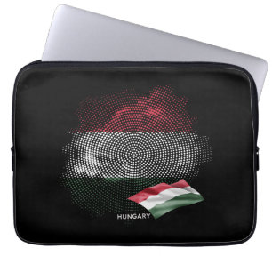 Ungarn-Flagge Laptopschutzhülle