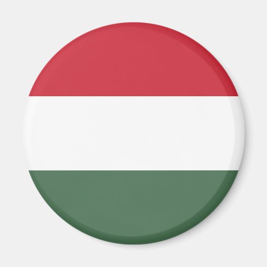 Ungarn-Flagge Magnet (Vorne)