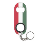 Ungarn-Flagge Mini Flaschenöffner (Rückseite)