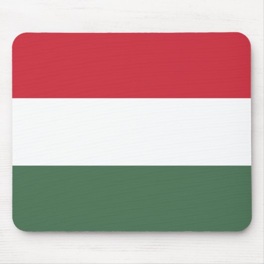 Ungarn-Flagge Mousepad (Vorne)