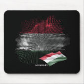 Ungarn-Flagge Mousepad (Vorne)