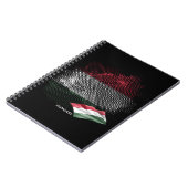 Ungarn-Flagge Notizblock (Linke Seite)