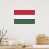 Ungarn-Flagge Poster (Küche)