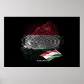 Ungarn-Flagge Poster (Vorne)
