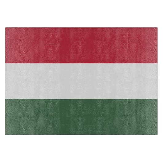 Ungarn-Flagge Schneidebrett (Vorderseite)