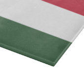 Ungarn-Flagge Schneidebrett (Ecke)