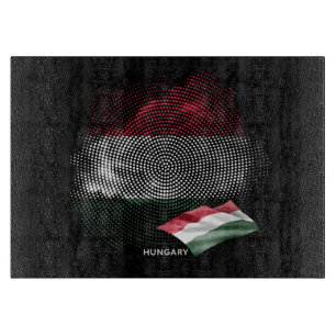 Ungarn-Flagge Schneidebrett