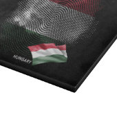 Ungarn-Flagge Schneidebrett (Ecke)