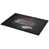 Ungarn-Flagge Schneidebrett (Ecke)