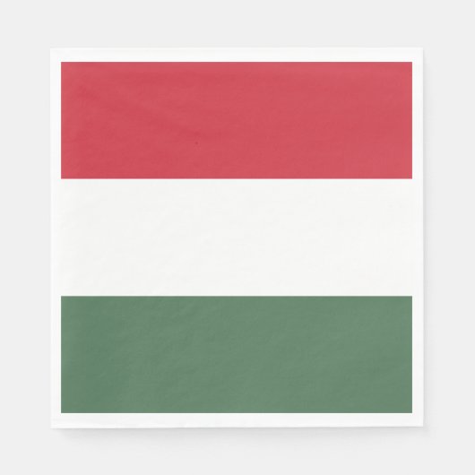 Ungarn-Flagge Serviette (Vorderseite)
