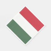 Ungarn-Flagge Serviette (Ecke)