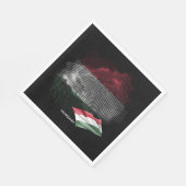Ungarn-Flagge Serviette (Ecke)