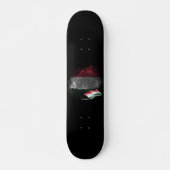 Ungarn-Flagge Skateboard (Vorne)