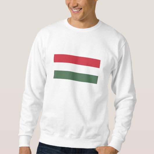 Ungarn-Flagge Sweatshirt (Vorderseite)