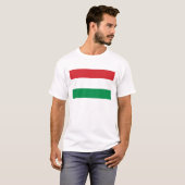 Ungarn-Flagge T - Shirt (Vorne ganz)