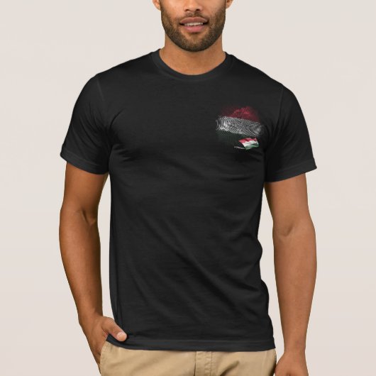 Ungarn-Flagge T-Shirt (Vorderseite)