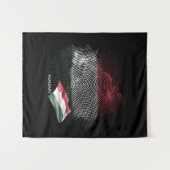 Ungarn-Flagge Wandteppich (Vorderseite (Horizontal))