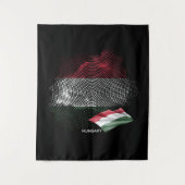 Ungarn-Flagge Wandteppich (Vorderseite)