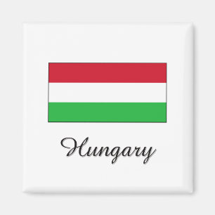 Ungarn-Flaggen-Entwurf Magnet
