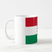 Ungarn-Flaggen-Tasse Kaffeetasse (Links)