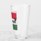 Ungarn Fußball Glas (Links)
