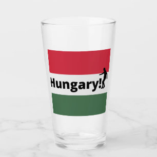 Ungarn Fußball  Glas