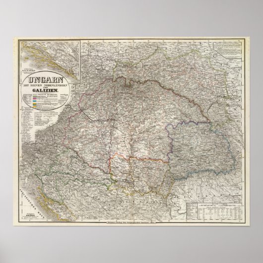 Ungarn, Galizien Poster (Vorne)