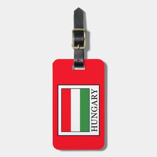 Ungarn Gepäckanhänger (Vorderseite vertikal)